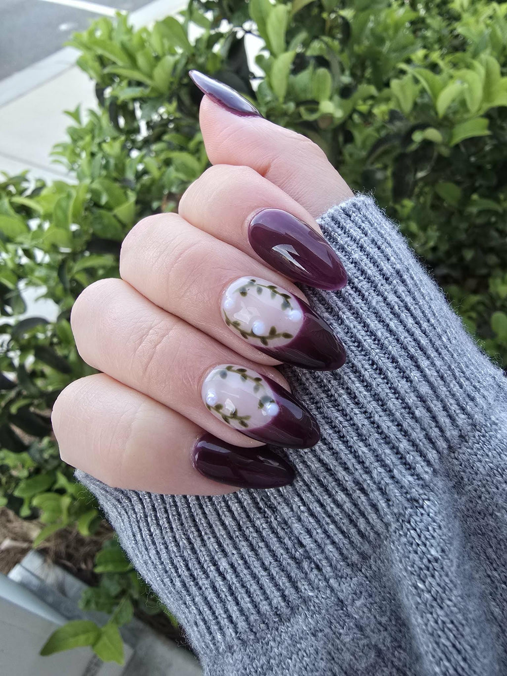 press on nails - fairycore garden