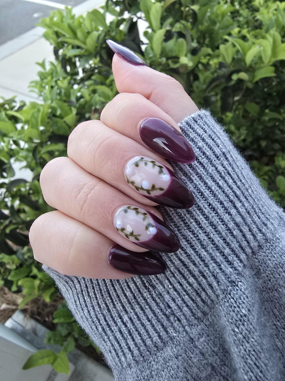 press on nails - fairycore garden